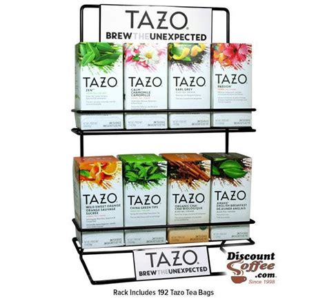 tazo tea metal box|Tazo Tea Metal Display Racks Tray Tea Box Holder Store Black .